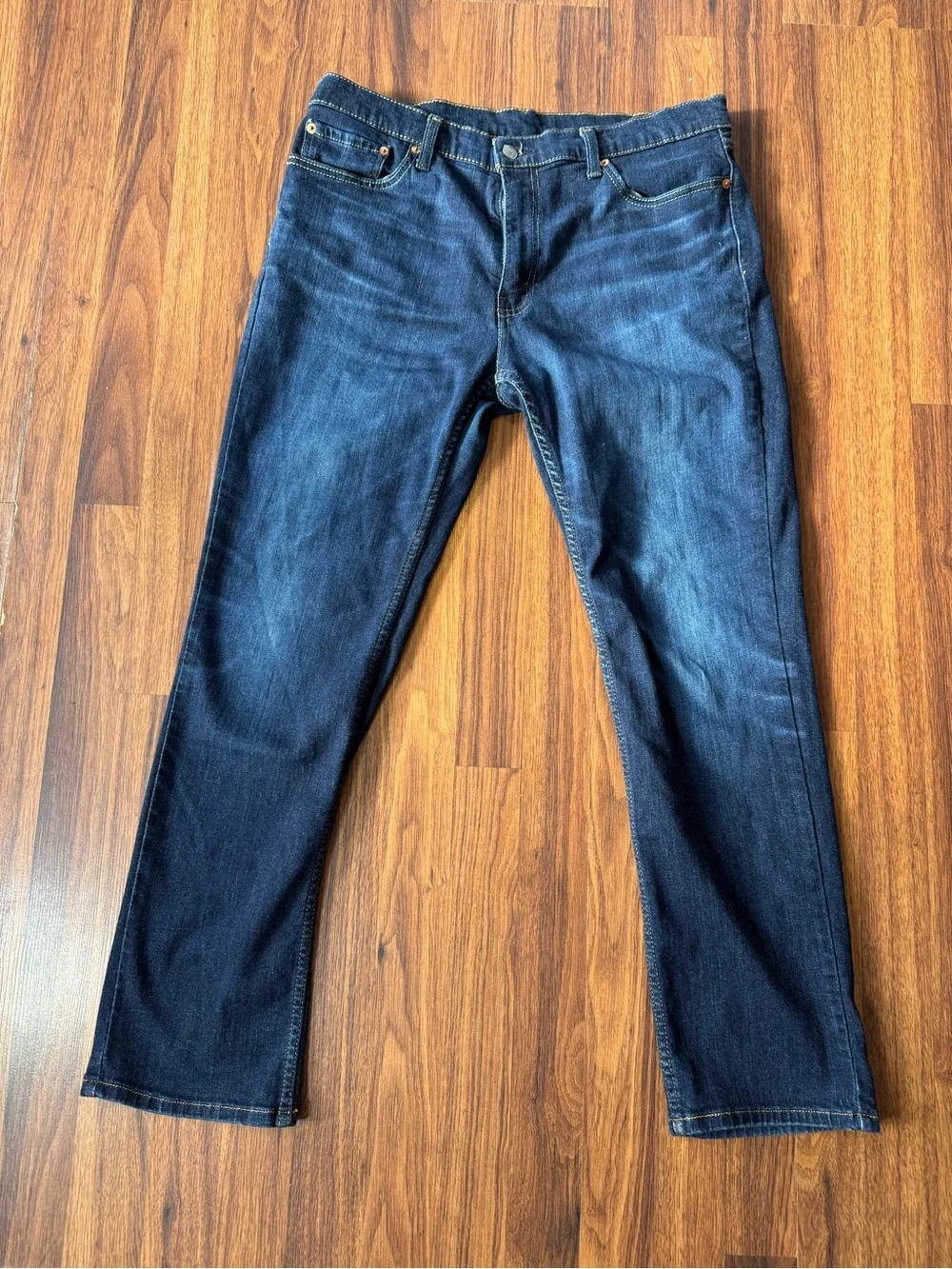 Levi’s 511 Jeans Men's 36X32 Blue Denim Straight Leg Waistband 5-Pocket Design
